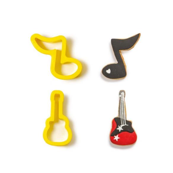 Decora - Set 2 tagliapasta NOTA E CHITARRA