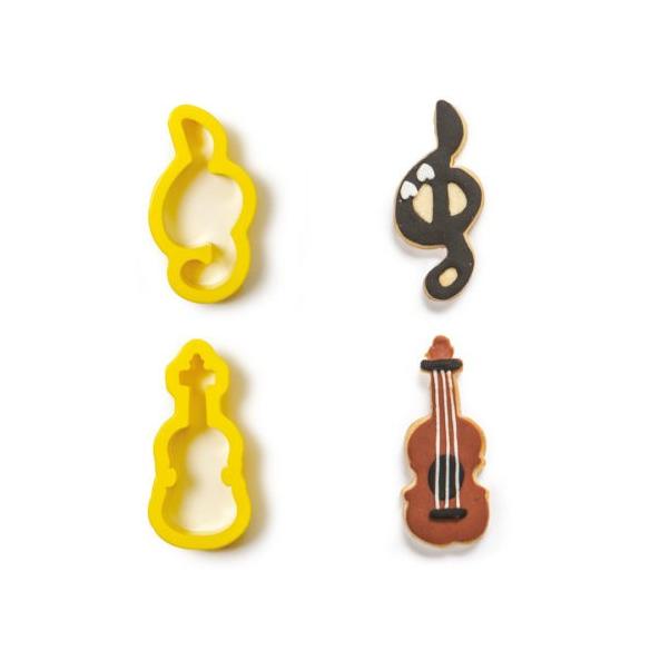 Decora - Set 2 Tagliapasta CHIAVE DI SOL E VIOLINO