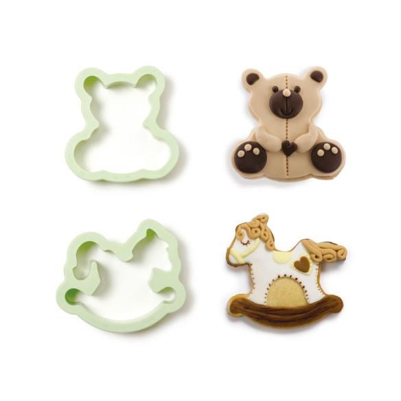 Decora - Set 2 pz Tagliapasta Orsetto e Cavalluccio