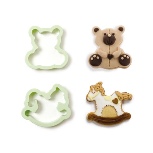 Decora - Set 2 pz Tagliapasta Orsetto e Cavalluccio