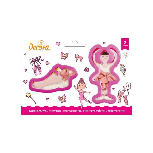 Decora - Set 2 Tagliapasta BALLERINA E TUTU