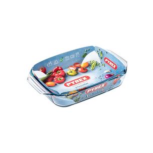 Pyrex - Teglia rettangolare in vetro borosilicato 39x25 cm