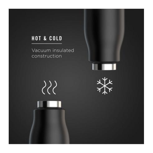 Thermos termico Zoku - Bottiglia termica in Acciaio Inox 18/8 500 ml