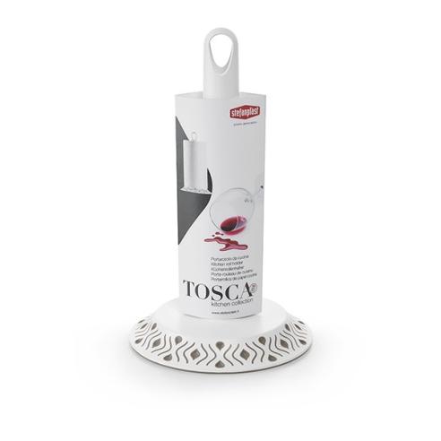 Stefanplast - Portarotolo da Cucina Tortora Tosca