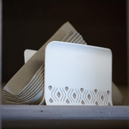 Stefanplast - Portatovaglioli in Plastica Tortora Tosca