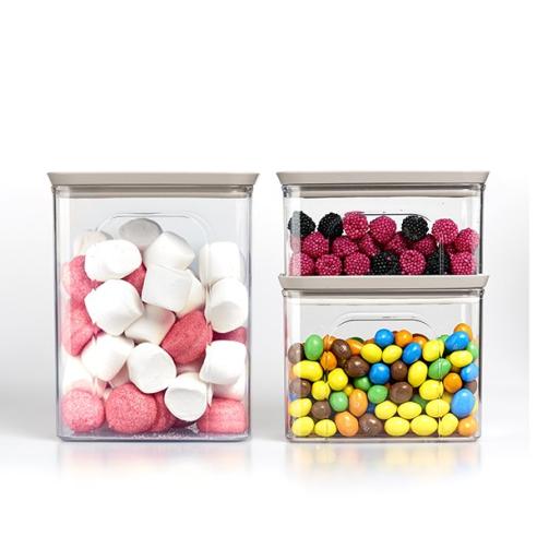 Stefanplast - Barattolo Rettangolare Blu 0,7lt Tosca