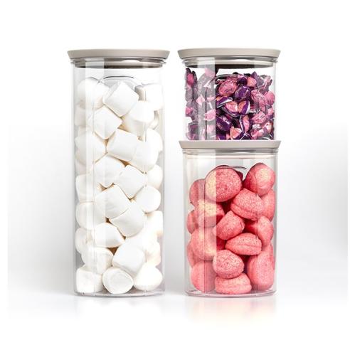 Stefanplast - Barattolo Tondo 1,2lt Tortora Tosca