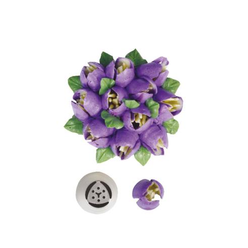 Beccuccio  Decora - Cornetto Sac a Poche  Blisterato Tulipano a 3