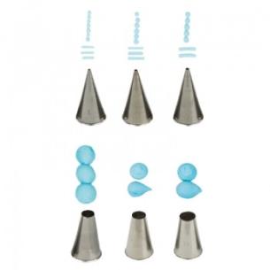 Beccuccio  Decora - Cornetto Sac a Poche Blisterato Tondo n. 7 2