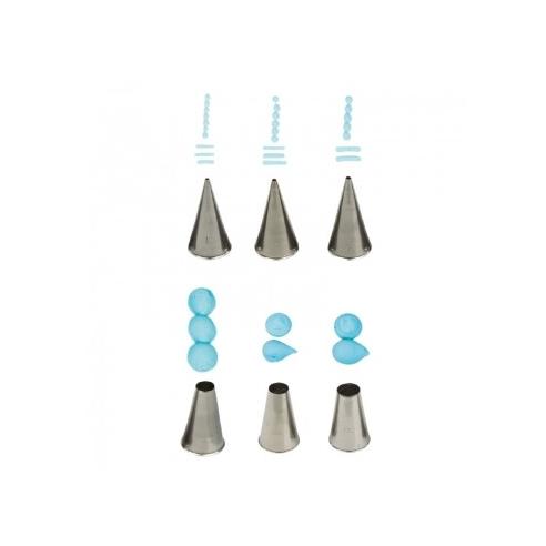 Beccuccio  Decora - Cornetto Sac a Poche Blisterato Tondo n. 7