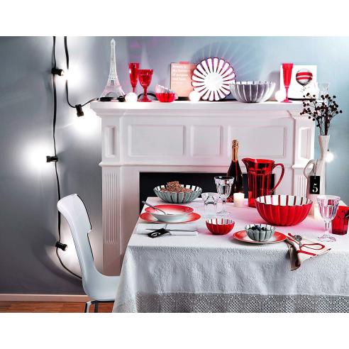 Insalatiera  Guzzini - CiotolaContenitore M 20 cm Grace Grigio Cielo