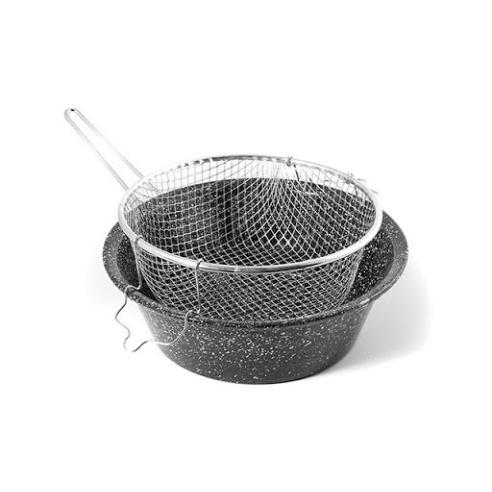 Friggitrice Ferro Porcellanato con cestello 32 cm
