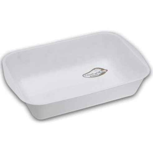 Vaschetta alimenti bianca media 2,5 litri