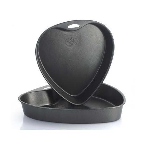 teglia Vespa - Stampo a Forma di Cuore in Alluminio Antiaderente 26 cm