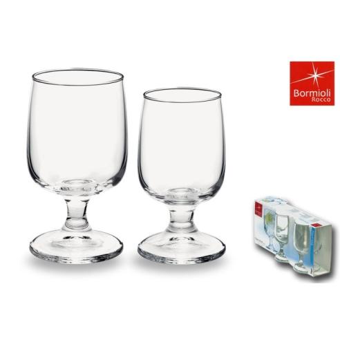 Bormioli - Bicchiere Calice Executive Vino 20.7 cl da 3 pz in vetro