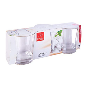 Bormioli - Bicchiere Vetro Acqua Aura 32cl da 3 pz 2