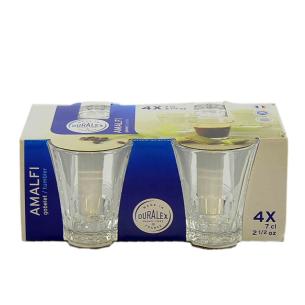 DURALEX AMALFI 4 BICCHIERI LIQUORE 7 cl 2