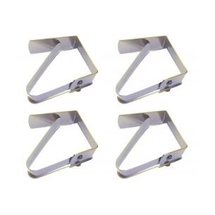 De Luca - Set 4 Fermatovaglia in Acciaio Inox 2