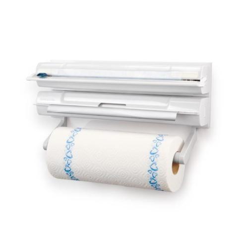 Tescoma - Portarotolo da Cucina a Parete 3 in 1 Onwall Porta Rotolo