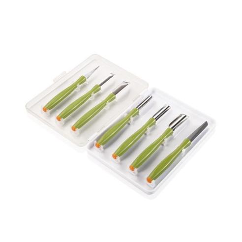 Attrezzi Tescoma - Set 7 Utensili Intaglio per Decorare Verdura Presto Carving