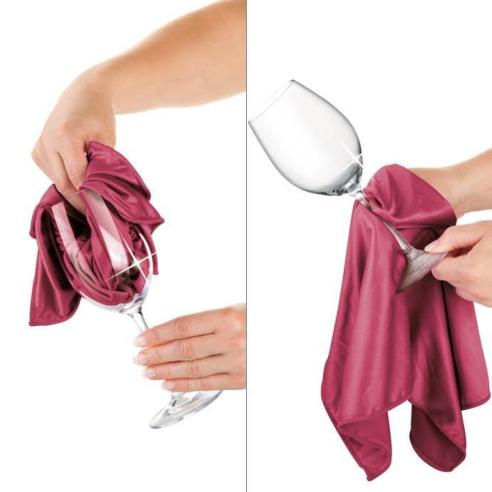 Tescoma - Panno in Microfibra per Bicchieri Uno Vino 50x50 cm