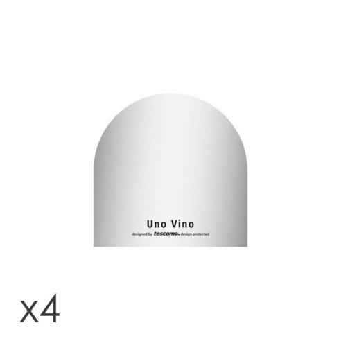 Tescoma - Set 4 Beccucci Versatore Flessibili Salvagoccia Uno Vino