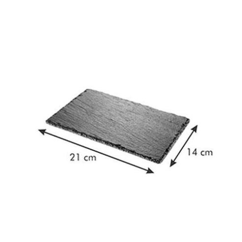 Tescoma - Piatto in Ardesia Naturale Grandchef 21x14 cm