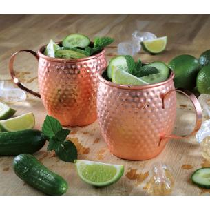 Cilio - Boccale Tazza Rame Martellato Moscow Mule 500 ml 2