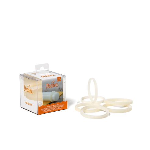 Decora - Anelli per Mattarello D. 25 mm Spessori 1,5 - 3 mm