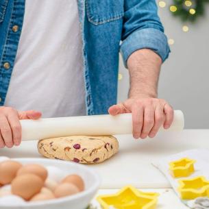 Decora - Mattarello in Plastica Alimentare 25 x 2.5 cm 2