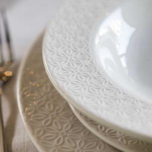 Tognana - Piatto fondo in polcellana linea olimpia Margaret 22 cm bianco 2