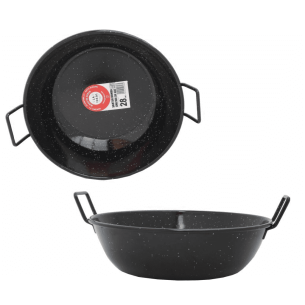Pentola Garcima - Padella Smaltata Honda a 2 Manici per Friggere 28 cm 2