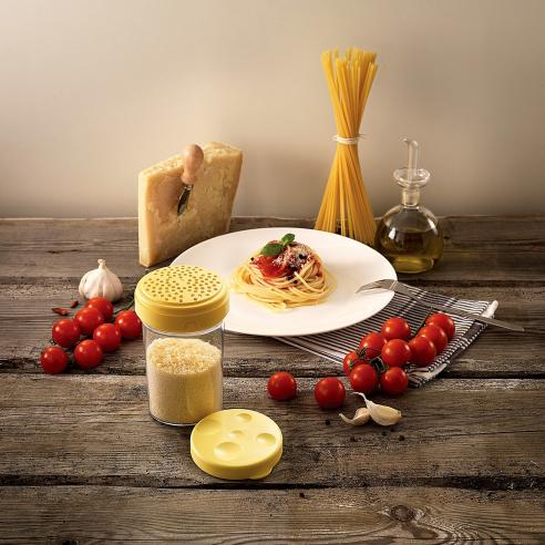 Spargi Formaggio Snips - Contenitore Spargiformaggio Grattugiato 14 cm