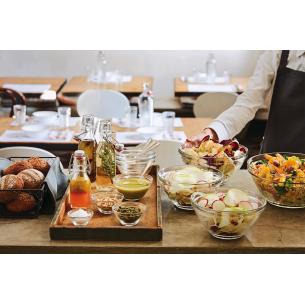 Coppa Contenitore Bormioli - Insalatiera di Vetro Pompei da 20 cm 2