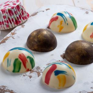 Decora - Stampo in Policarbonato per Cioccolatini Mezza Sfera 50 mm 2