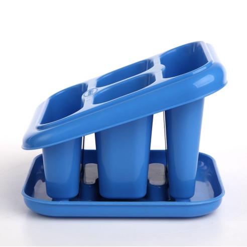 Portaposate Tontarelli - Scolaposate in Plastica da Lavello con Vassoio Bianco