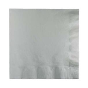 Tovaglioli di Carta Monouso 33x33 cm Argento 50 pezzi