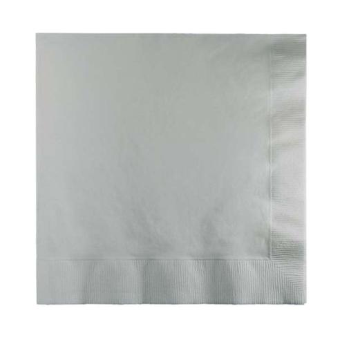 Tovaglioli di Carta Monouso 33x33 cm Argento 50 pezzi