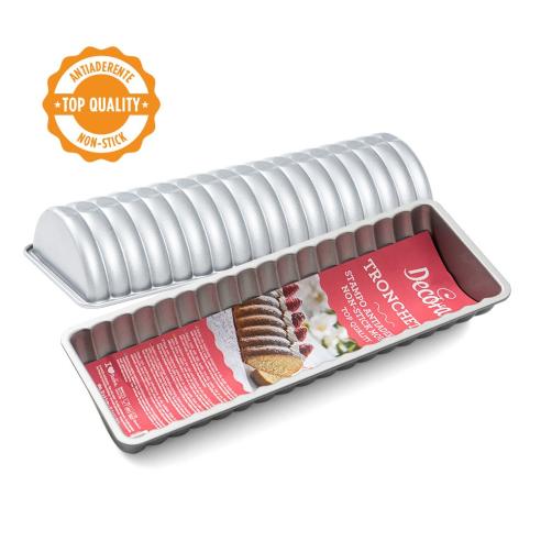 Teglia Decora - Stampo in Alluminio Anodizzato Tronchetto 31 cm