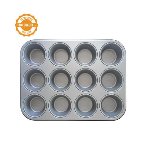 Decora - Teglia in Alluminio Anodizzato 12 Muffin