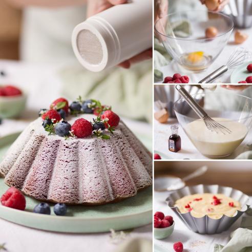 Teglia baba Decora - Stampo Budino in Alluminio Anodizzato 24 cm