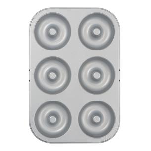 Teglia Decora - Stampo Ciambelle in Alluminio Anodizzato 6 posti 2