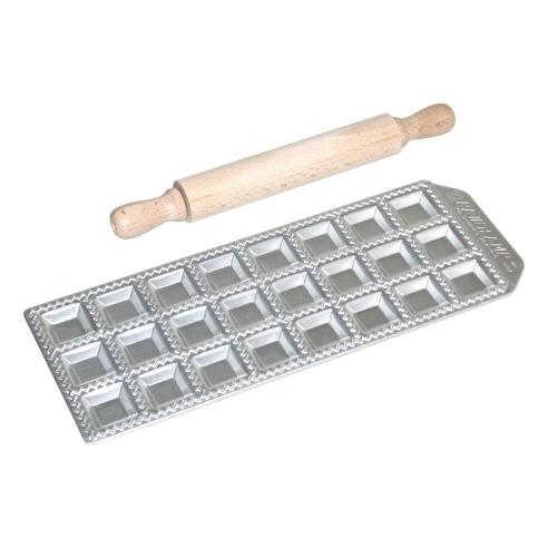Imperia Raviolamp 24 - Stampo per Ravioli Quadrati con Mattarello
