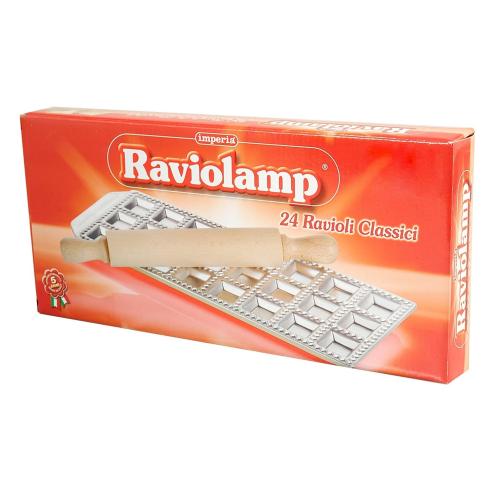 Imperia Raviolamp 24 - Stampo per Ravioli Quadrati con Mattarello