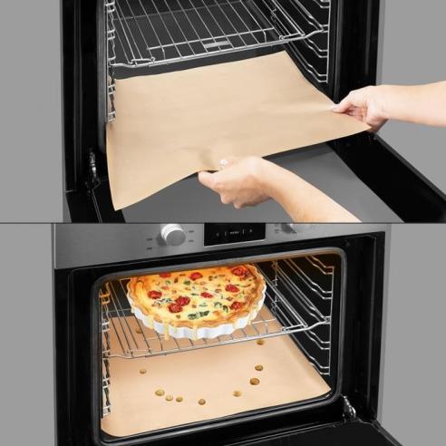 Tescoma - Tappetino in Tessuto Sintetico Proteggi Forno 45 cm Linea Presto
