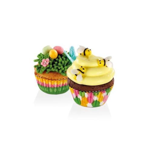 Tescoma - Pirottini per Dolci in Carta Decoro Primavera 4 cm