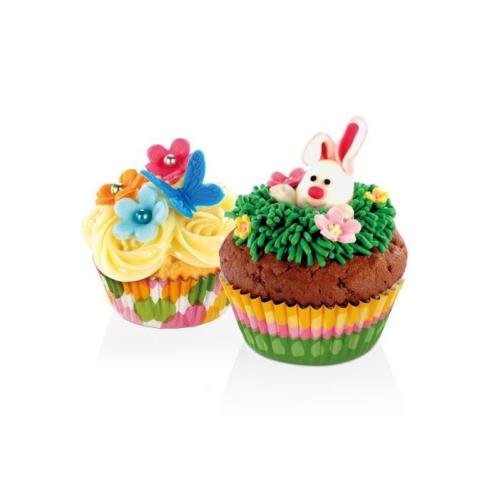 Tescoma - Pirottini per Dolci in Carta Decoro Primavera 6 cm