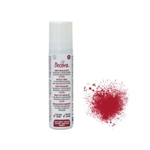 Decora - Colorante Spray Alimentare Metallizzato Rubino 75 ml