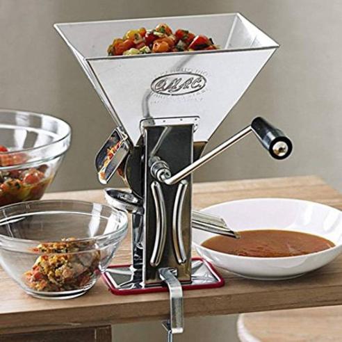 Passapomodoro Passaverdure Omac - Spremipomodoro Manuale in Acciaio Inox