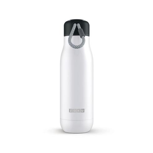 Thermos termico Zoku - Bottiglia termica in Acciaio Inox 18/8 Bianca